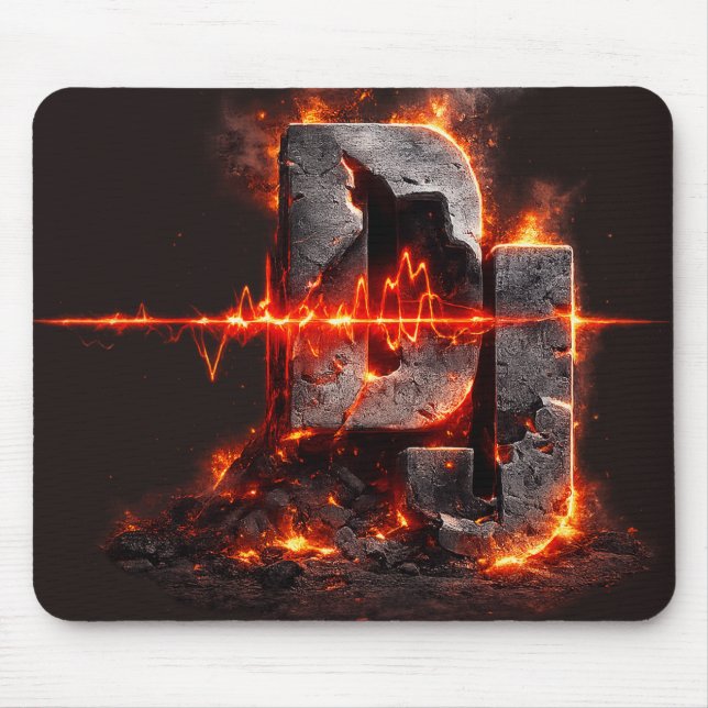 Mousepad Volcanic Pulse DJ (Frente)