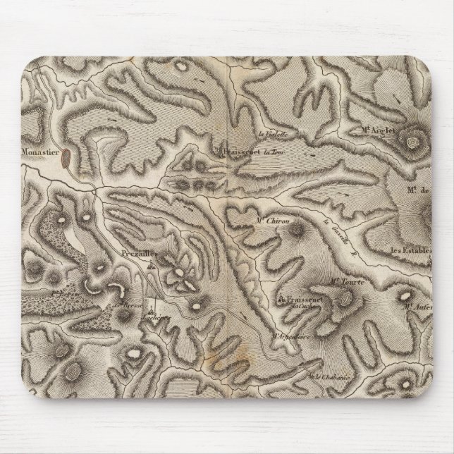 Mousepad Volcans Haute Loire (Frente)