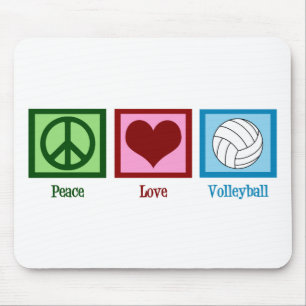Mousepad Voleibol do amor da paz