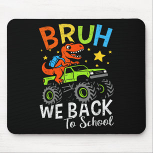Mousepad Voltamos à Escola 2025 Caminhão Monstro Dinossauro