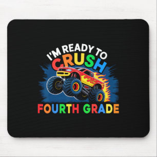 Mousepad Voltando à Escola Meninos de Caminhão Monstro Prim