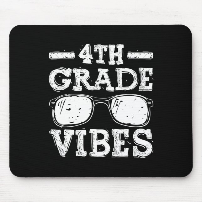 Mousepad Voltando às Aulas Vibes da 4ª Série  (Frente)