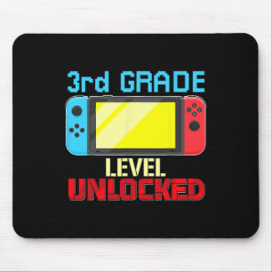 Mousepad Voltar às Video Games da Escola Nível 3ª Série Des