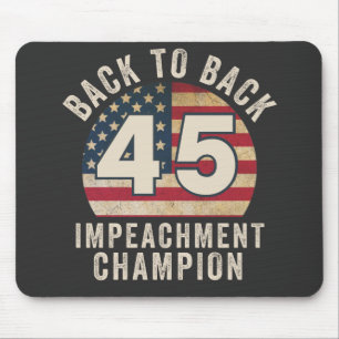 Mousepad Voltar para trás Impeachment Champ Flag Americano