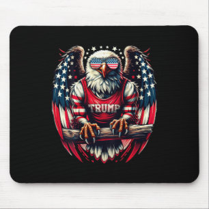 Mousepad Voltar Patriótico EUA Águia Retomar a América Trum