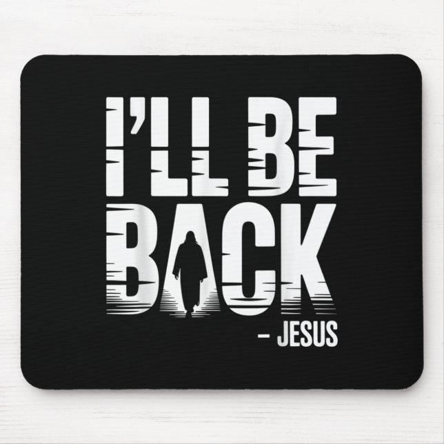 Mousepad Voltarei Jesus Segundo Chegando - Chrisitano Engra (Frente)
