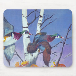 Mousepad Voo do Pato de Madeira do Rico