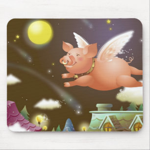 Mousepad Vôo do porco no céu