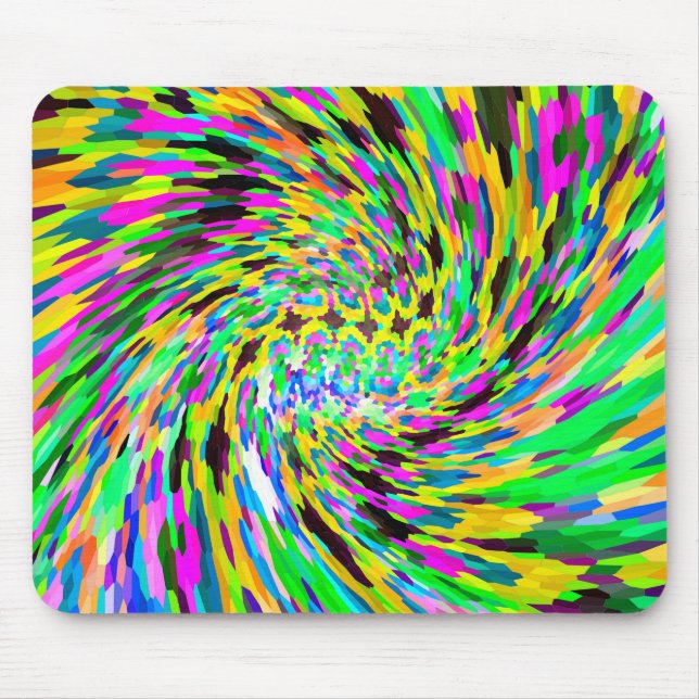Mousepad Vórtex psicodélico (Frente)