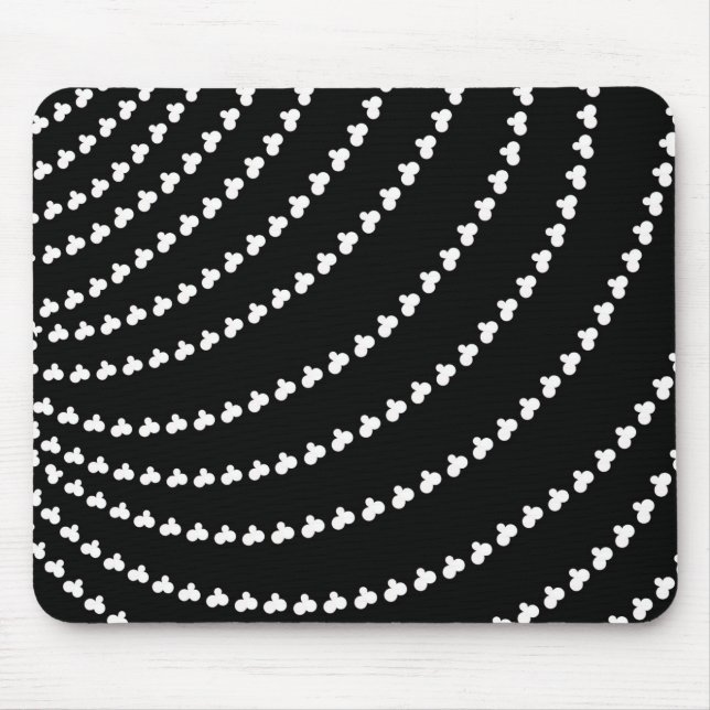 Mousepad Vórtice Branco (Frente)