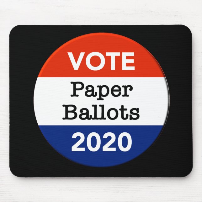 Mousepad Votação em Boletins 2020 Eleição Presidencial (Frente)