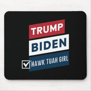 Mousepad Votando Hawk Tuah Garota Vs Trump Biden Eleições P