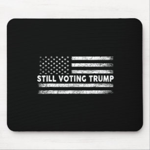 Mousepad Votando Trump 2024 Bandeira Patriótica Americana