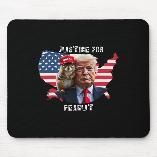 Mousepad Votar Trump No Peanut, Esquilo 4 (Frente)