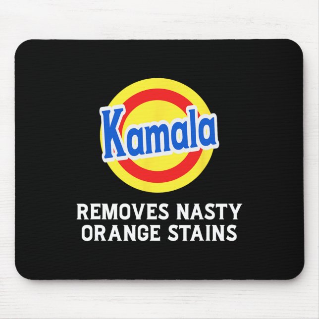 Mousepad Vote Kamala Remove Banhos Laranja Desagradáveis De (Frente)