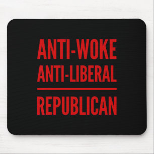Mousepad Voto anti-despertar conservador republicano antili