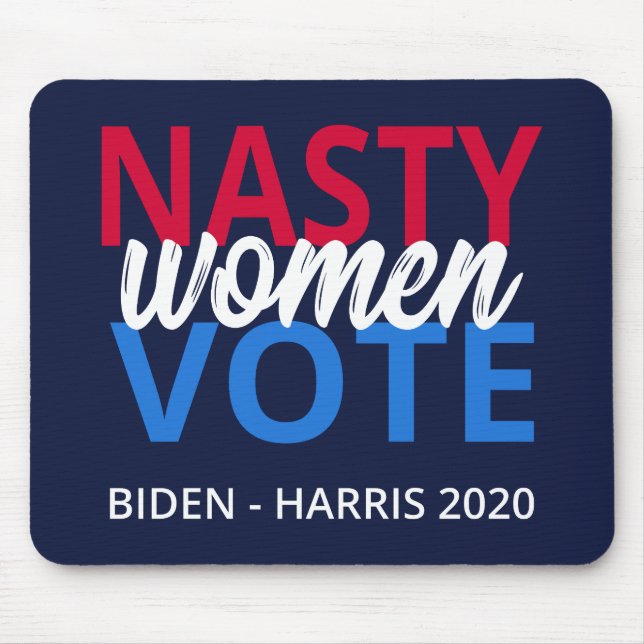 Mousepad Voto das mulheres desagradáveis (Frente)