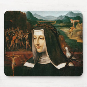 Mousepad Voto ex dedicou a St. Catherine de Siena