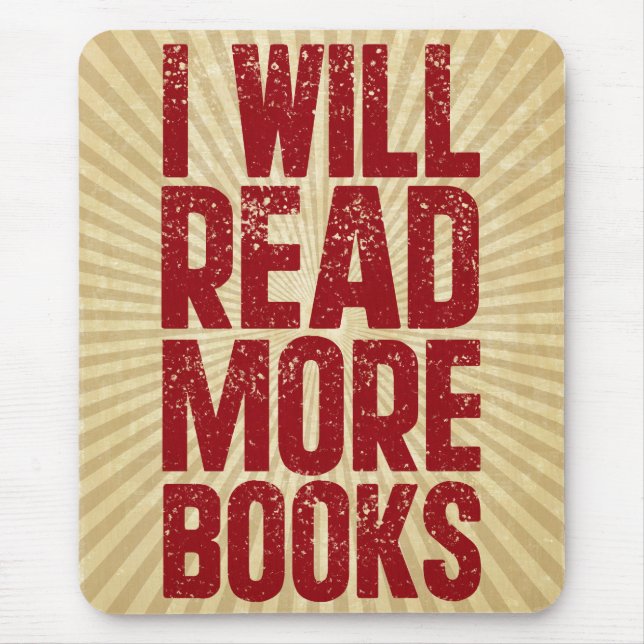 Mousepad Vou Ler Mais Livros (Frente)