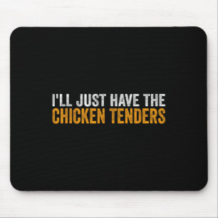 Mousepad Vou Pegar Só Os Tenders De Frango Comida Divertida