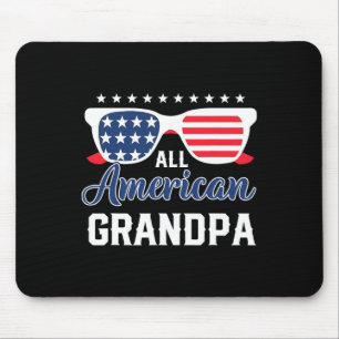 Mousepad Vovô Americano Total 4 De Julho Sungles Masculinos