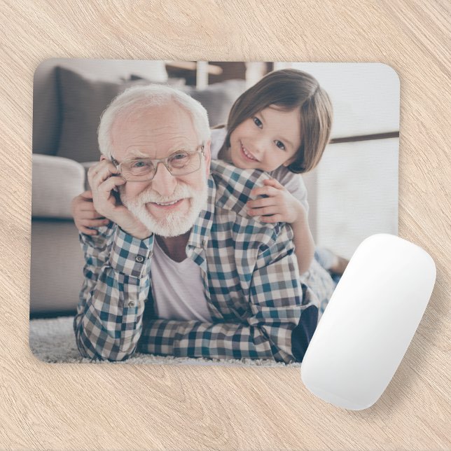 Mousepad Vovô Avô Vovô Foto de Cheio (Criador carregado)
