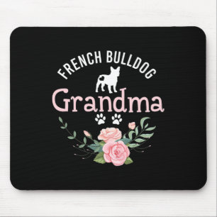 Mousepad Vovó Bulldog Oferece Cachorro Bonito No Natal