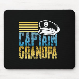 Mousepad Vovô Capitão - Navegando Capitão Chapéu - Amante d