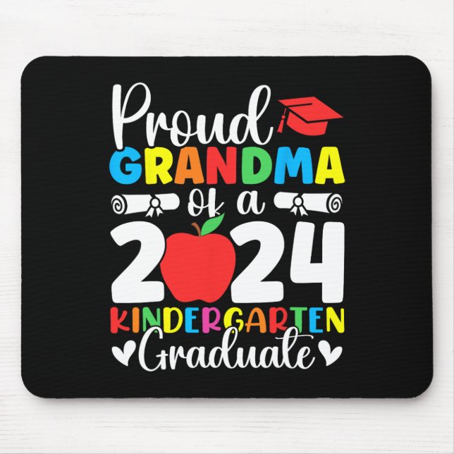 Mousepad Vovó Cl De Graduação De Formando De Jardim De Infâ (Frente)