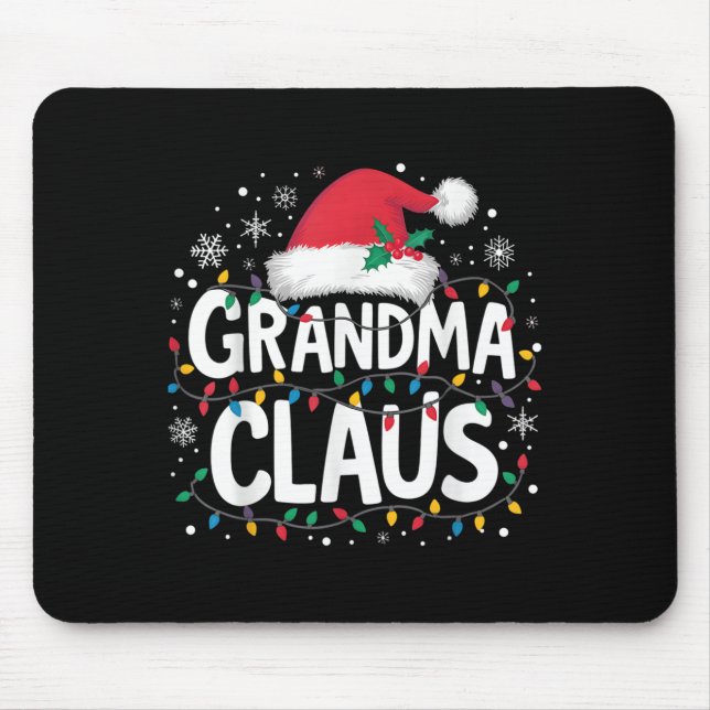 Mousepad Vovó Claus Papais noeis de Natal Família Matchi (Frente)