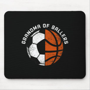 Mousepad Vovó De Ballers Diversão De Futebol Vovó De Basque