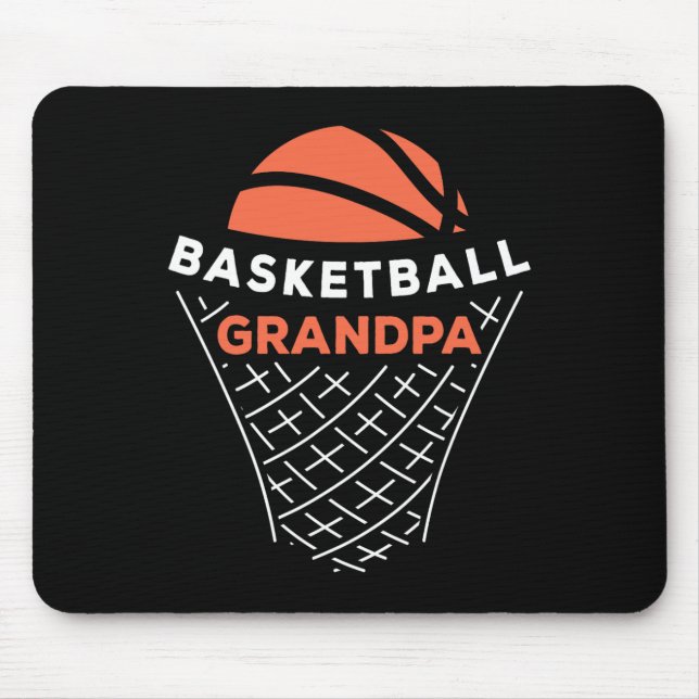Mousepad Vovô de basquetebol Vovô Bball no melhor avô Ev (Frente)