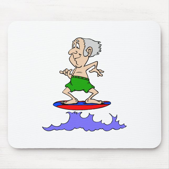 Mousepad Vovô de Surfin (Frente)