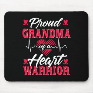 Mousepad Vovó De Um Guerreiro Cardíaco Sensibilização Do Ch