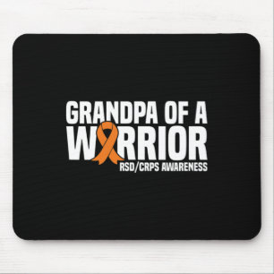 Mousepad Vovô De Um Guerreiro Laranja Fita Aw