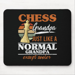 Mousepad Vovô De Xadrez Como Um Xadrez Normal De Avô