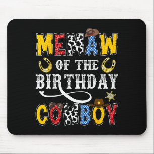 Mousepad Vovó do Cowboy de Aniversário Rodeio Western Vovó