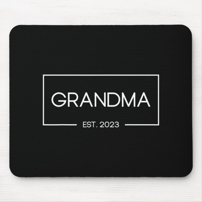 Mousepad Vovó Est 2023 Nova Avó Primeira Vez  (Frente)
