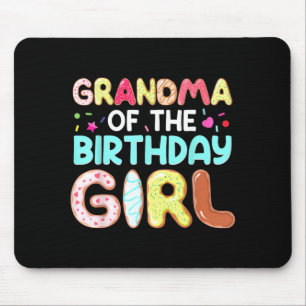 Mousepad Vovó Groovy Da Menina Do Aniversário Fofo Faz Famí