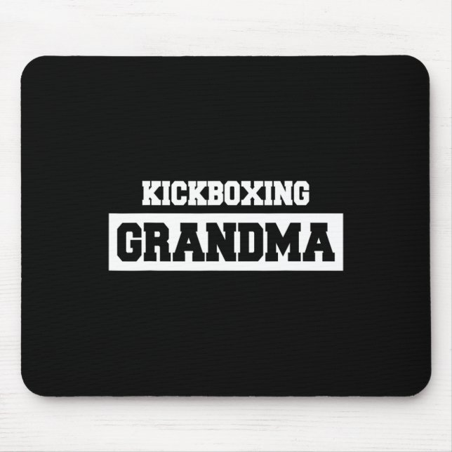 Mousepad Vovó Kickboxing - Kickboxer (Frente)