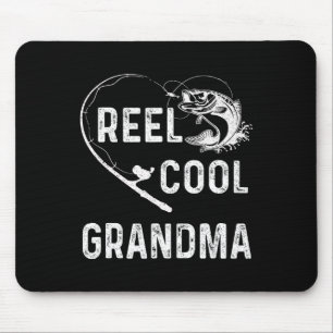 Mousepad Vovó Legal Retrorando O Fim De Pesca Para Mães