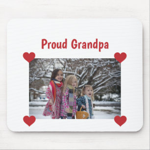 Mousepad Vovô Orgulhoso Adora Personalizar Foto