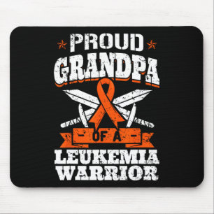 Mousepad Vovô Orgulhoso De Um Guerreiro De Leucemia Abuelo