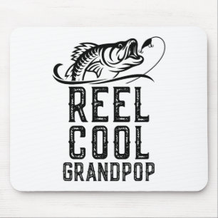 Mousepad Vovô Super Legal Pescando Pescador Divertido Retro