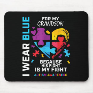 Mousepad Vovô Vovô, Visto Azul Para Meu Avô Autismo