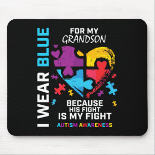 Mousepad Vovô Vovô, Visto Azul Para Meu Avô Autismo