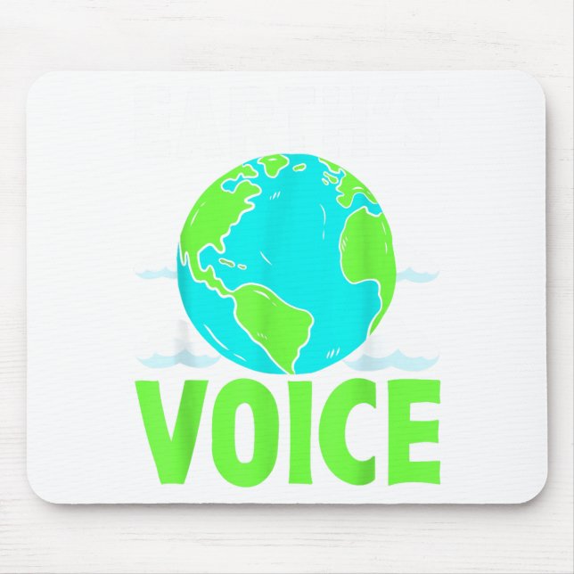 Mousepad Voz da Terra Salve o Planeta Design  (Frente)