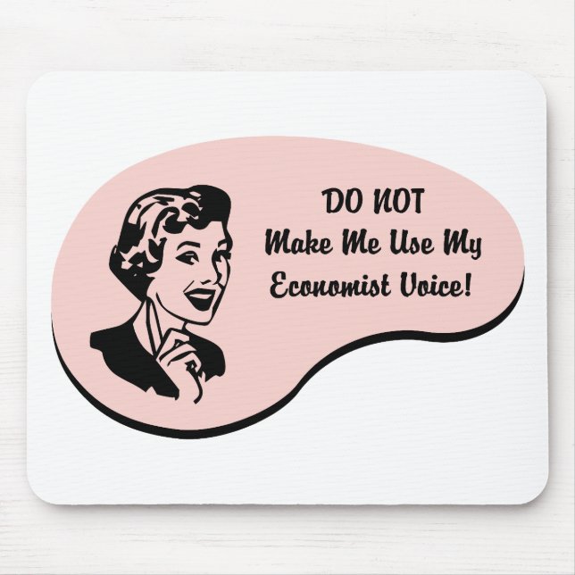 Mousepad Voz do economista (Frente)