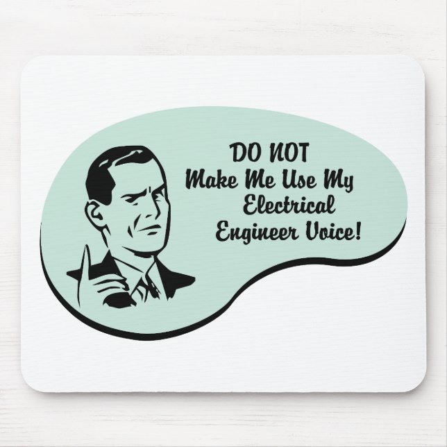 Mousepad Voz do engenheiro electrotécnico (Frente)