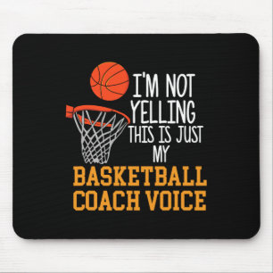 Mousepad Voz do treinador de basquetebol